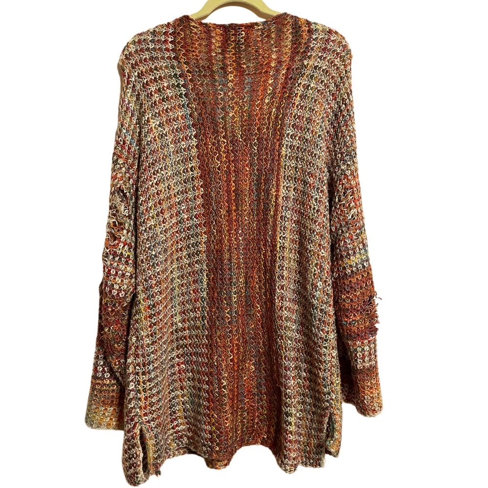 Multicolor Distressed Sweater - Picture 3 of 7